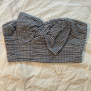 Lovers and Friends Gingham Crop-top